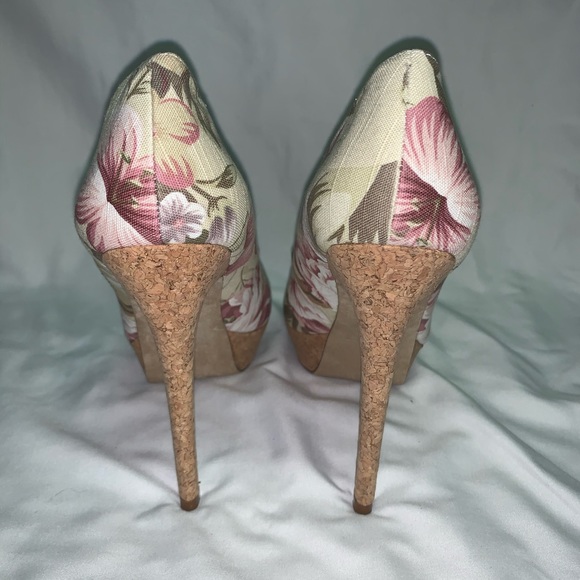 Aldo Floral Print Platform Heel - Picture 3 of 7